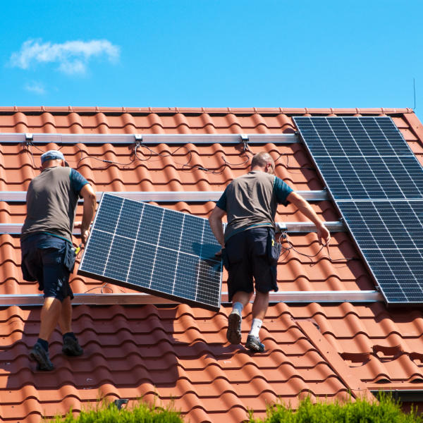 Solaranlage montieren